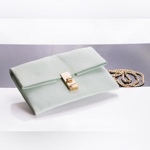 Light mint cross body bag